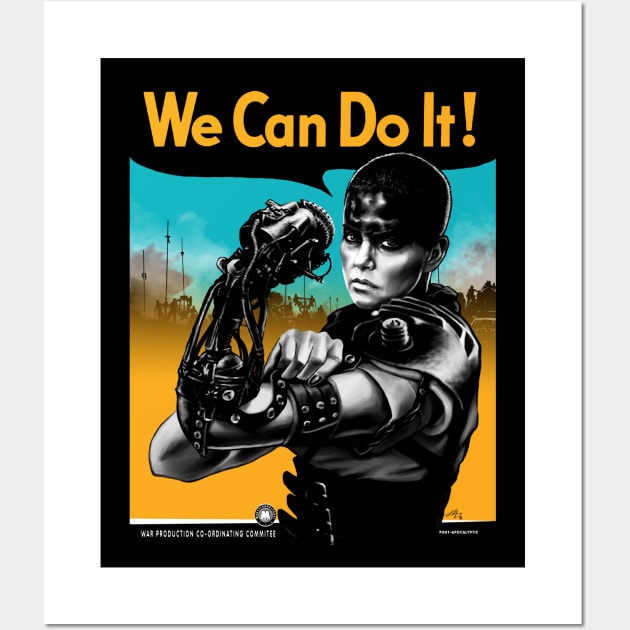 We Can Do It (Furiously) Wall Art by grungethemovie